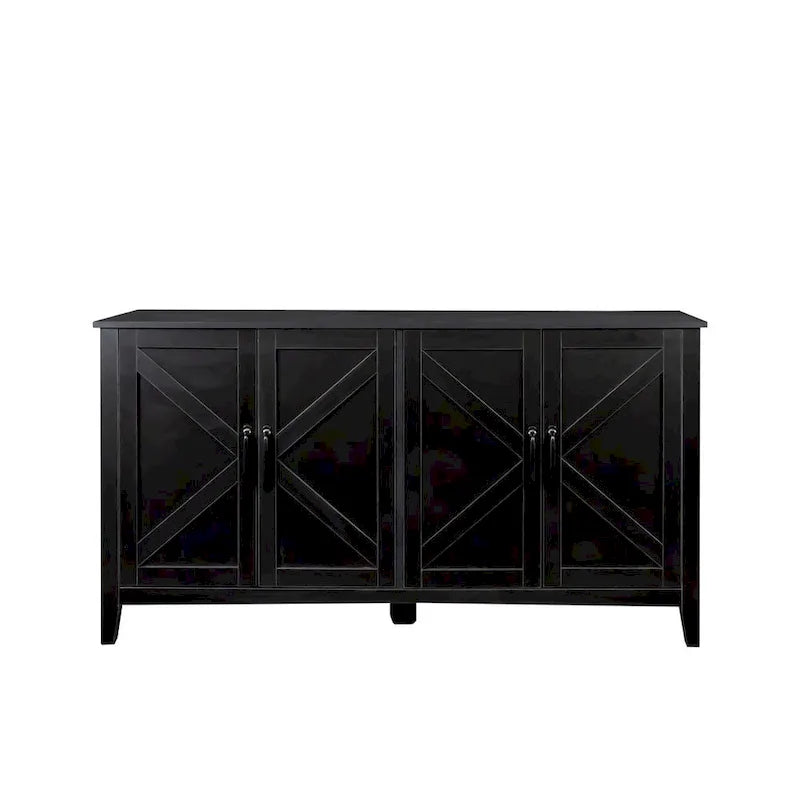 59 Freestanding Storage Cabinet with 4 Doors Buffet/Sideboard