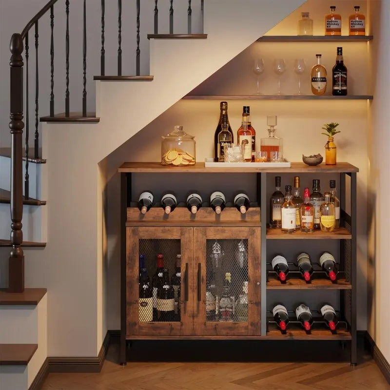 Étagère meuble de bar à vin