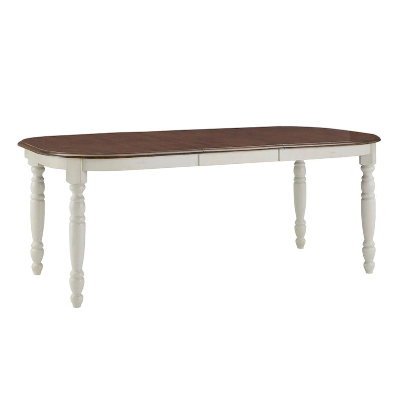 Mackenzie Country Antique Two-tone Dining Table by iNSPIRE Q Classic