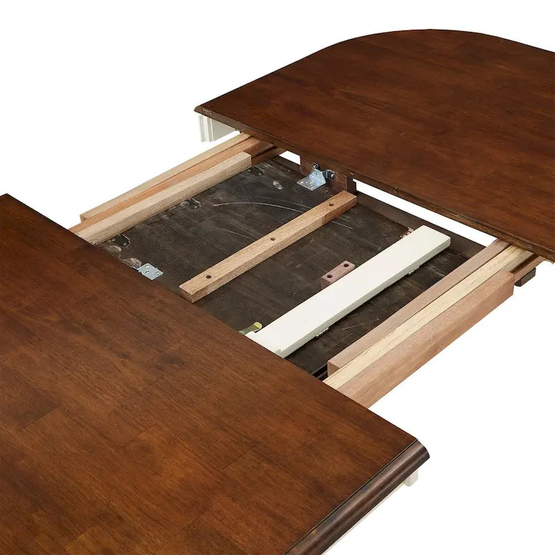 Mackenzie Country Antique Two-tone Dining Table by iNSPIRE Q Classic