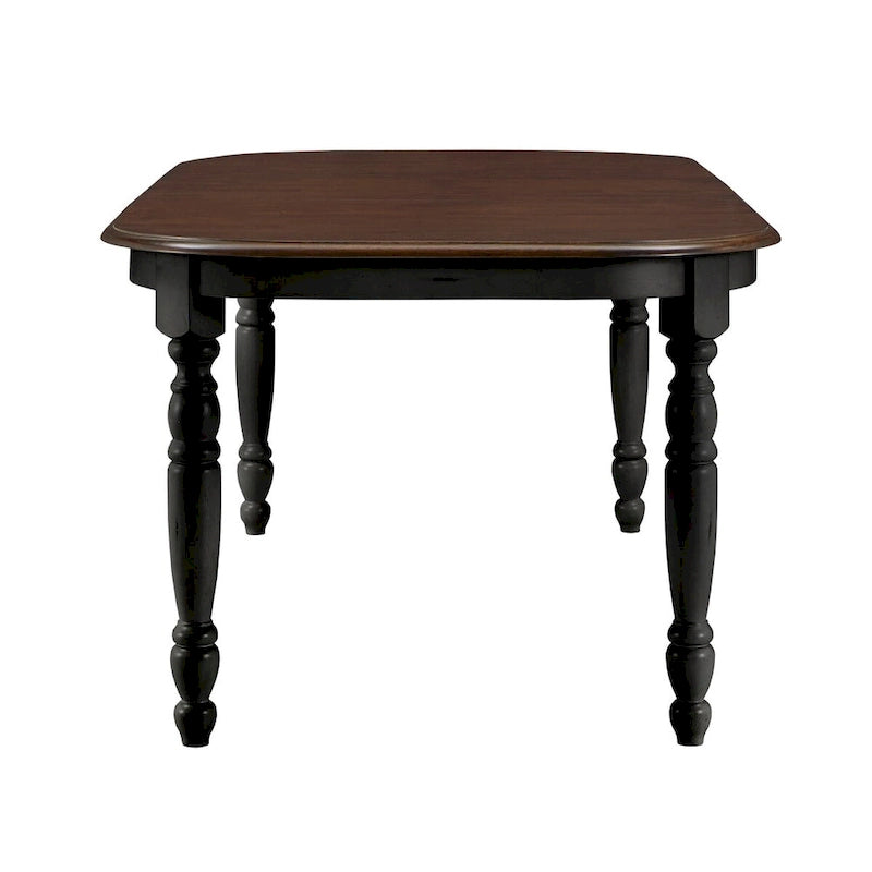 Mackenzie Country Antique Two-tone Dining Table by iNSPIRE Q Classic