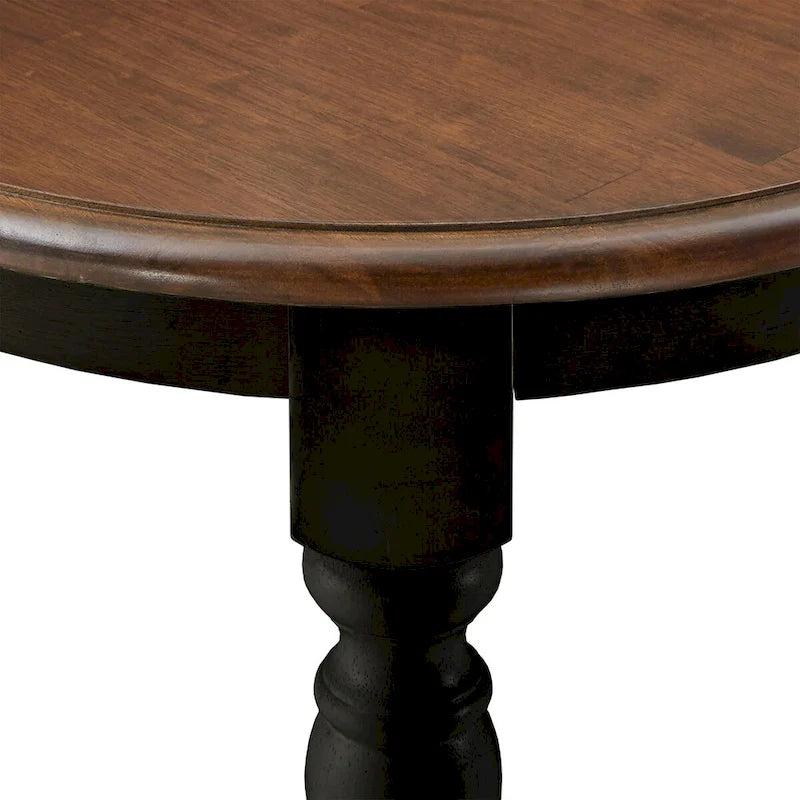 Mackenzie Country Antique Two-tone Dining Table by iNSPIRE Q Classic