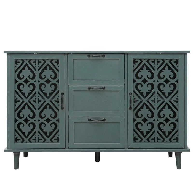 2 Door 3 Drawer Cabinet, American Furniture, Suitable for Bedroom, Living Room, Study