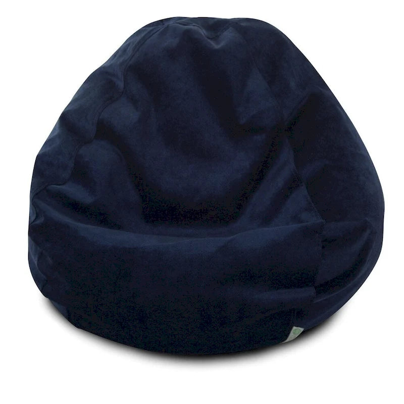Fauteuil poire en mousse déchiquetée