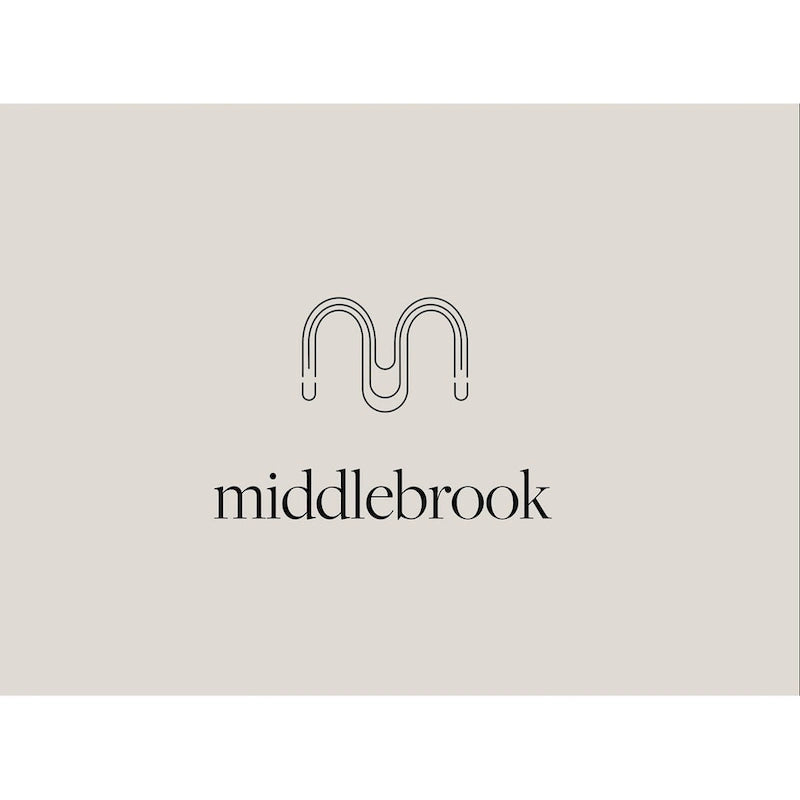 Middlebrook 3-Piece Set Writing Desk with 2 Narrow Bookcases