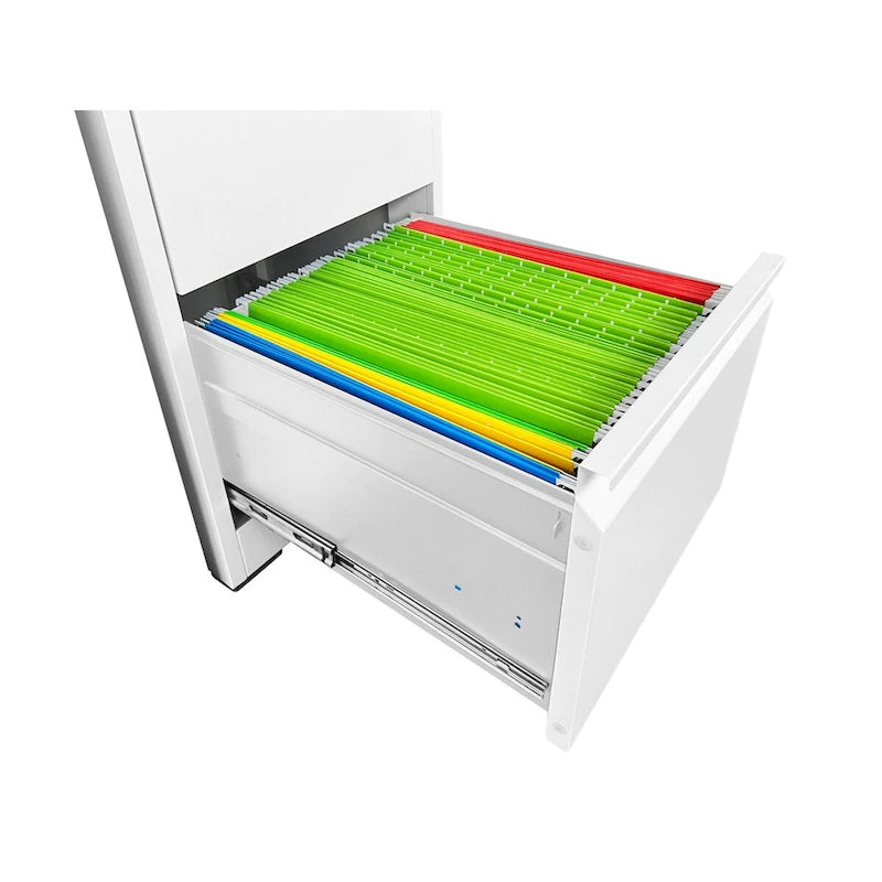 3 Drawer Metal Vertical File Cabinet with Lock Office Home Steel Vertical File Cabinet for A4 Legal/Letter Size3
