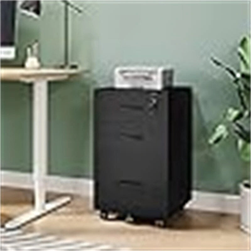 3 Drawer Wood Mobile File Cabinet - 26.5D x 18.6W x 6.9H