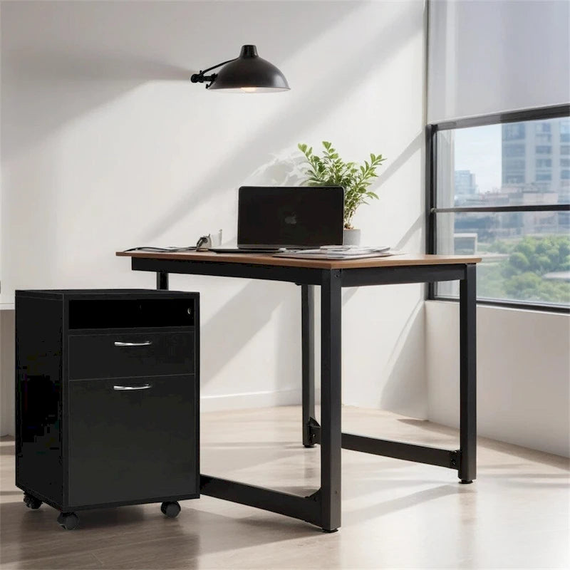 Mobile Storage Cabinet Organizer with Drawer,Printer Stand w/Castors