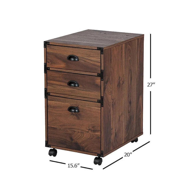 Florenda 3-drawer Lateral Filing Cabinet