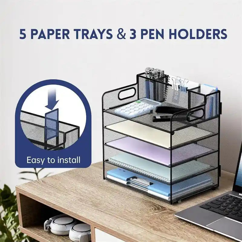 5 Tier Desk Organizer - 13L x 9.25W x 13.38H
