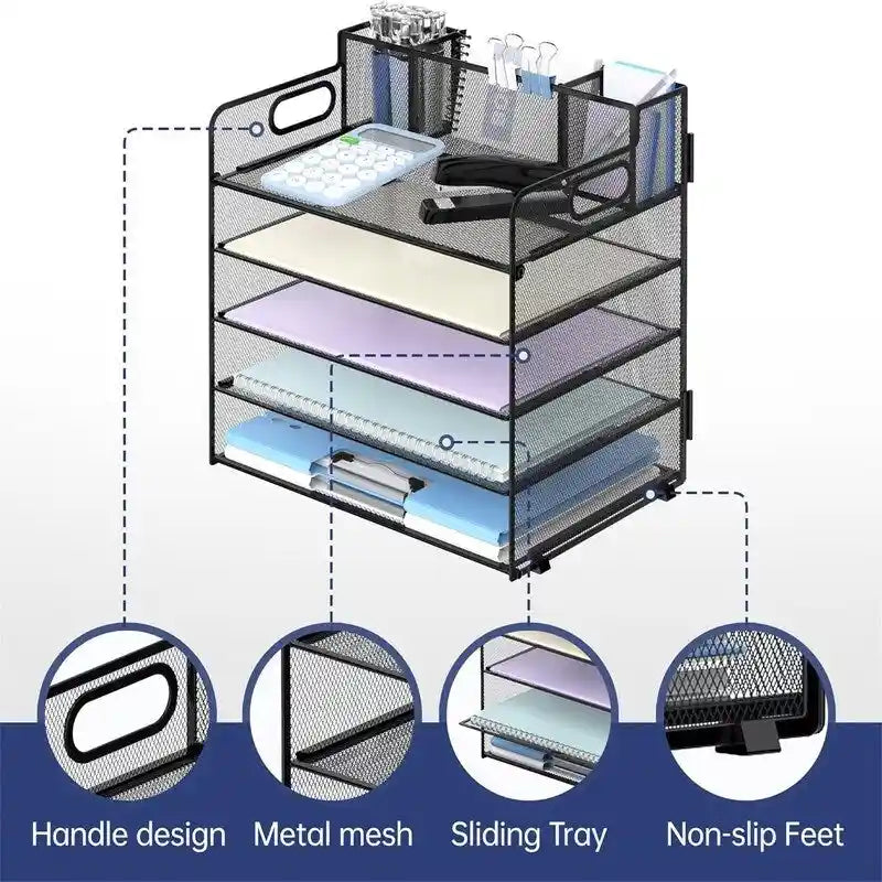 5 Tier Desk Organizer - 13L x 9.25W x 13.38H