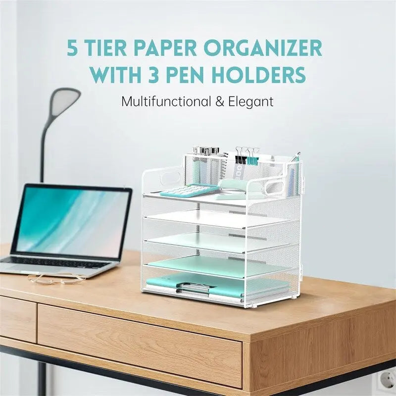 5 Tier Desk Organizer - 13L x 9.25W x 13.38H