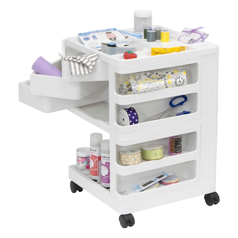 Studio Designs Kubx Pro Mobile Rotating 4-Sided Storage Organizer - 18 W x 18 D x 26 H