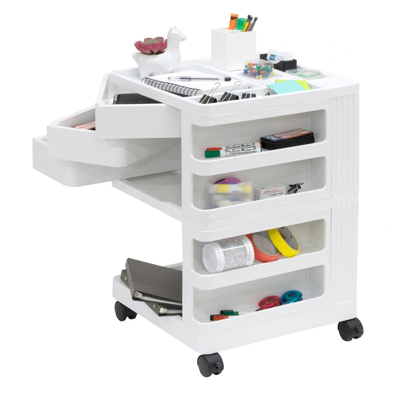 Studio Designs Kubx Pro Mobile Rotating 4-Sided Storage Organizer - 18 W x 18 D x 26 H