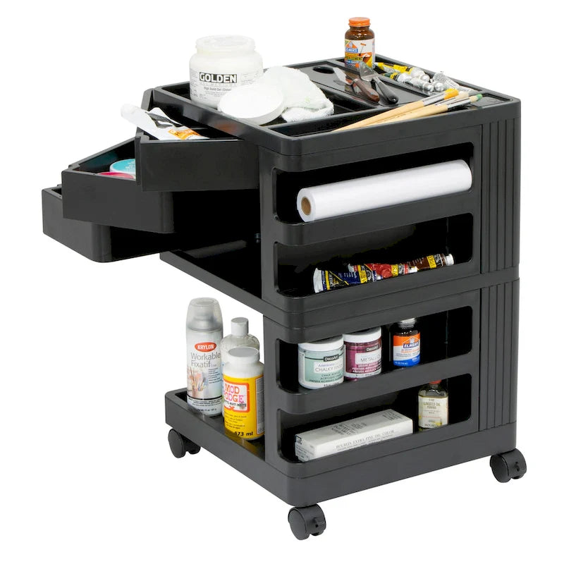 Studio Designs Kubx Pro Mobile Rotating 4-Sided Storage Organizer - 18 W x 18 D x 26 H