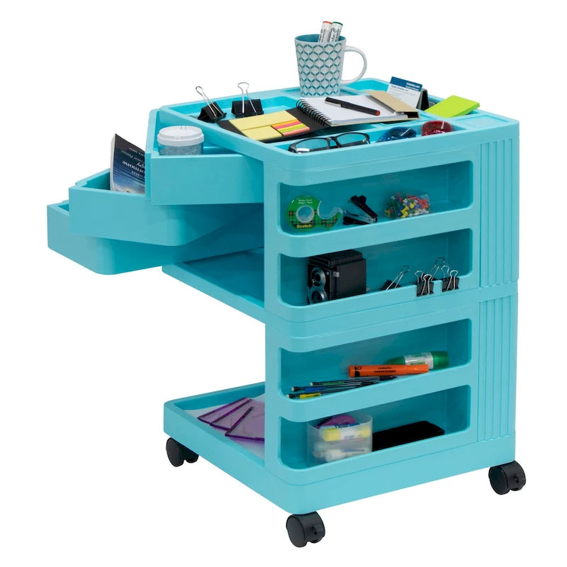 Studio Designs Kubx Pro Mobile Rotating 4-Sided Storage Organizer - 18 W x 18 D x 26 H