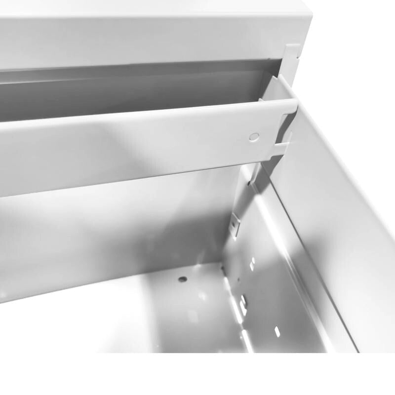 2 Drawer Metal Vertical Filing Cabinet with Lock,A4 Legal/Letter Size