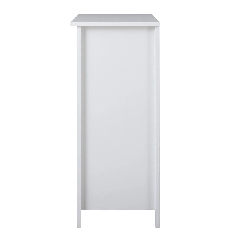Wood spray-painted drawer dresser
