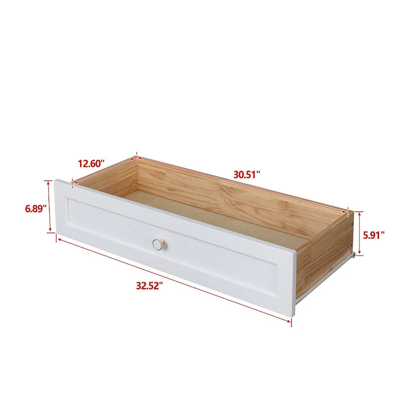 Wood spray-painted drawer dresser