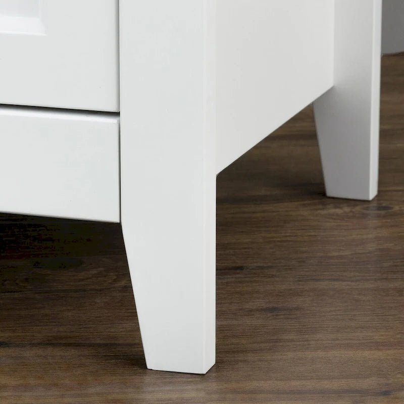 Wood spray-painted drawer dresser