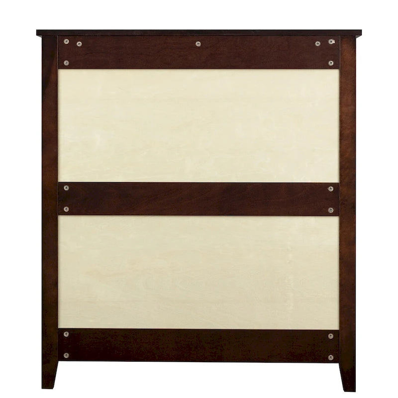 Wood spray-painted drawer dresser