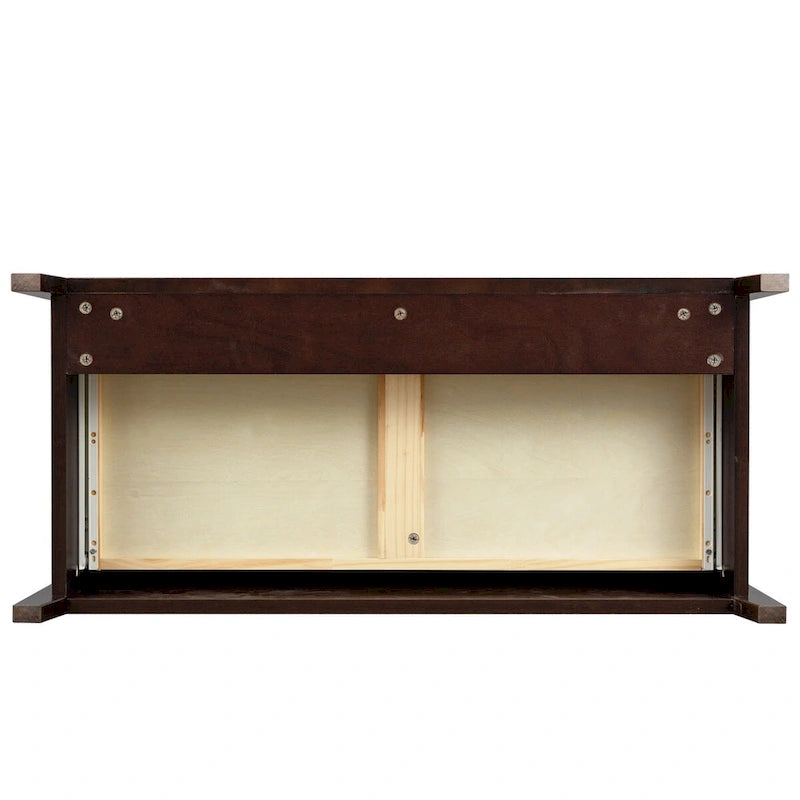 Wood spray-painted drawer dresser