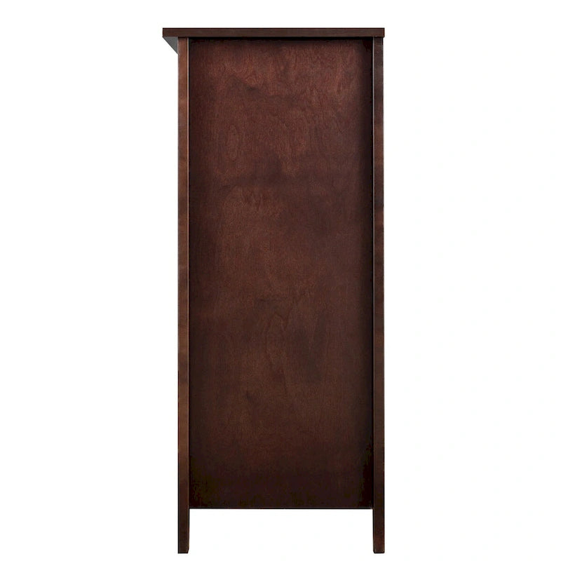 Wood spray-painted drawer dresser