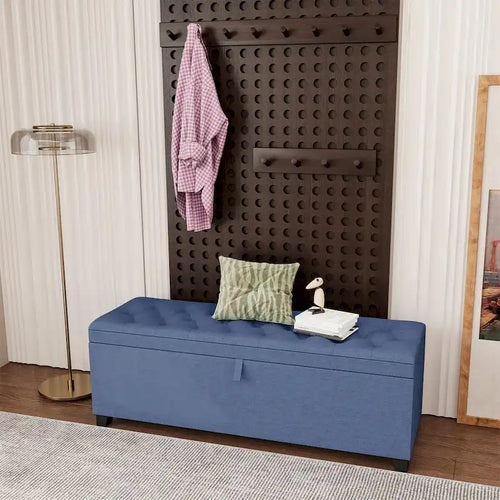 55.3 Extra Long Storage Bench with Flip Top Storage Chest
