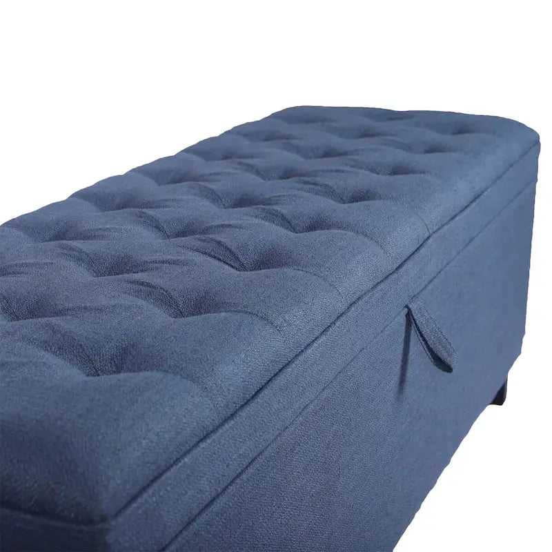 55.3 Extra Long Storage Bench with Flip Top Storage Chest