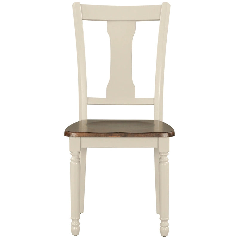 Classic 6-Piece Dining Set Wooden Table and 4 Chairs with Bench