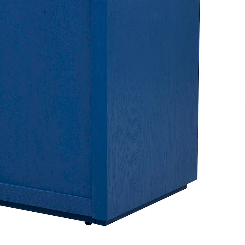 Distinctive Features of a Four-Door Cabinet Sideboard with Ash Veneer suitable for Hallway, Entryway, Living Room