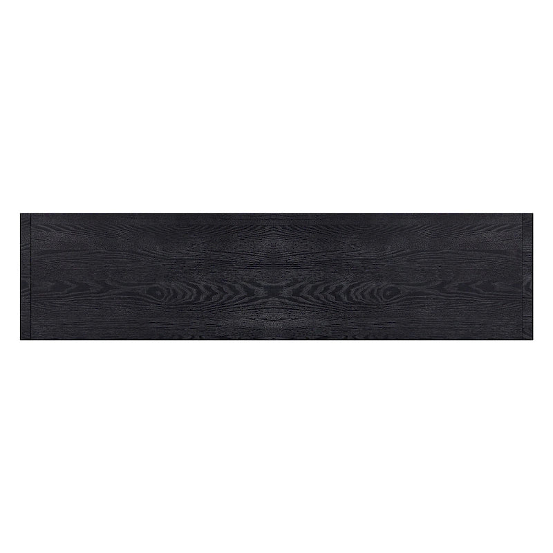 Distinctive Features of a Four-Door Cabinet Sideboard with Ash Veneer suitable for Hallway, Entryway, Living Room