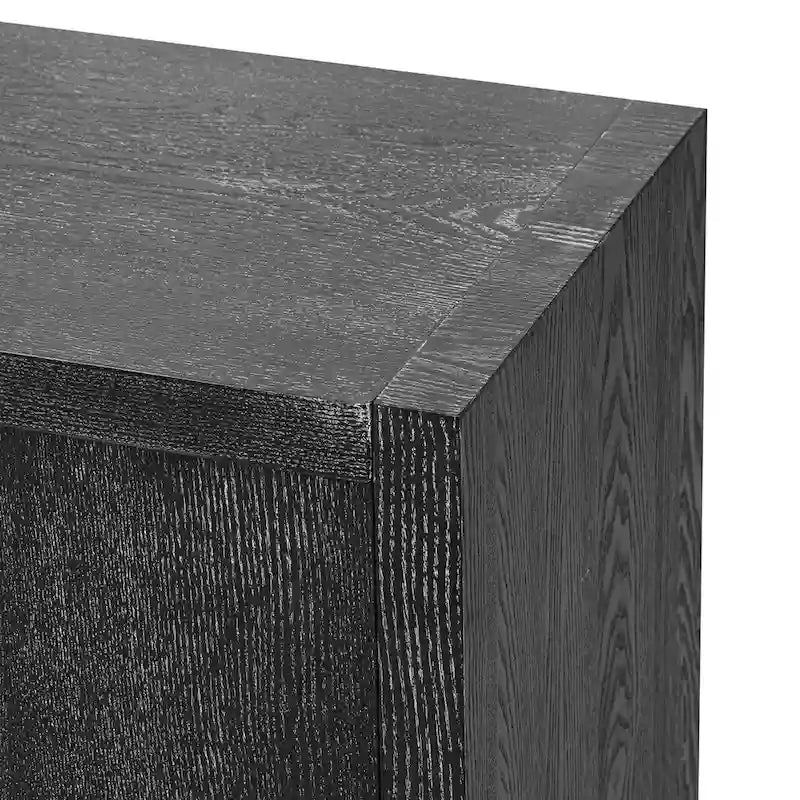 Distinctive Features of a Four-Door Cabinet Sideboard with Ash Veneer suitable for Hallway, Entryway, Living Room