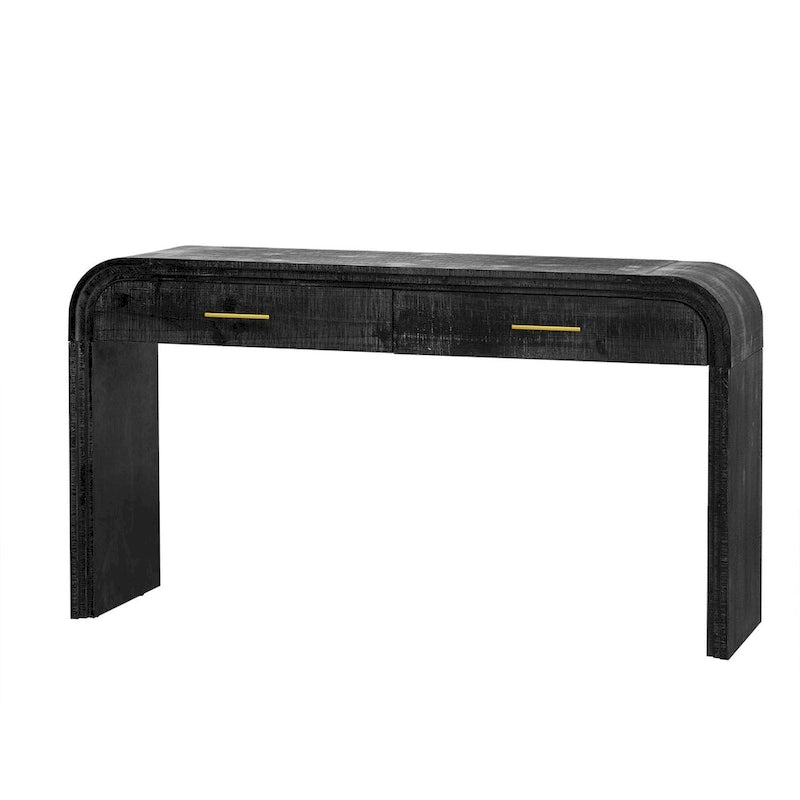 Unique Retro Silhouette Sectional Three-Piece Set Containing Sideboard, Console Table and Coffee Table, Suitable