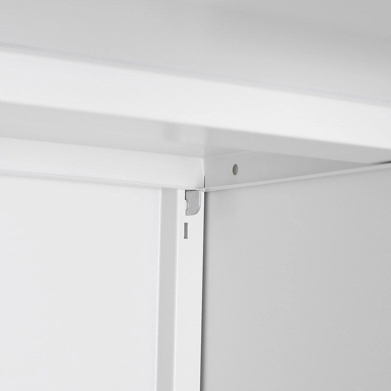 Printer Stand & Large Storage Steel Cabinet with Locked Wheel and Adjustable Shelf