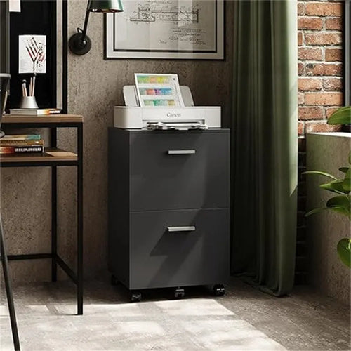 2 Drawer File Cabinet - 15.6D x 16.2W x 26.4H