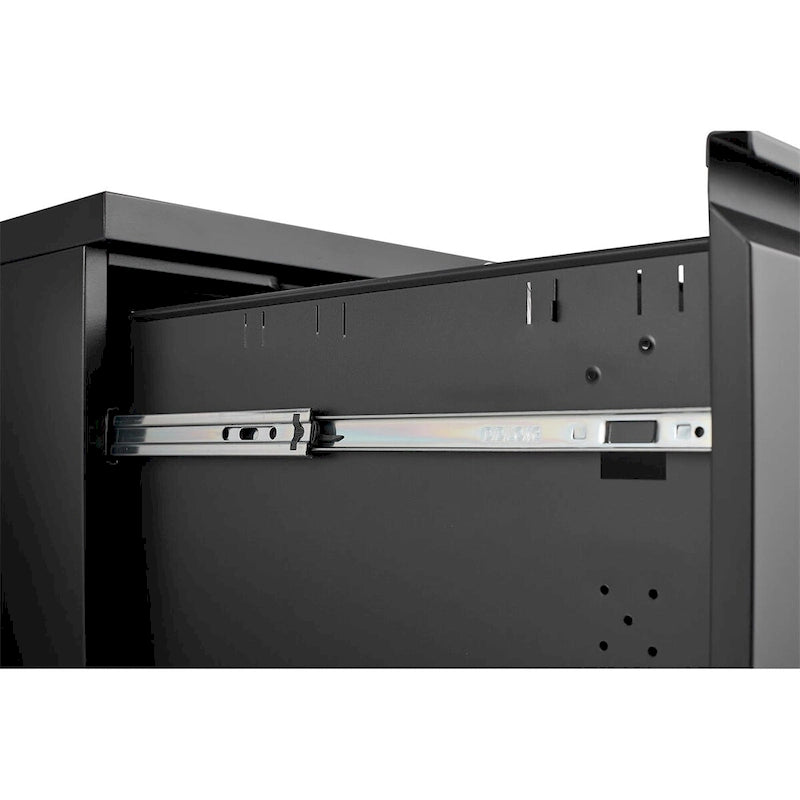 2 Drawer File Cabinet w/Lock,Metal Under Desk Rolling Filing Cabinet