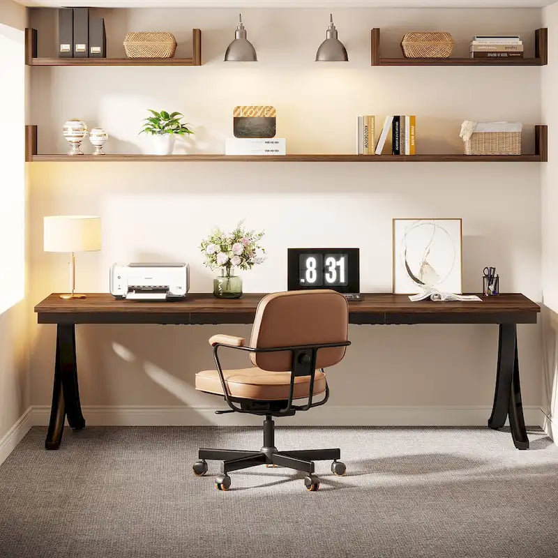 78 Computer Desk for Home Office, Rectangular Writting Table for Study Room
