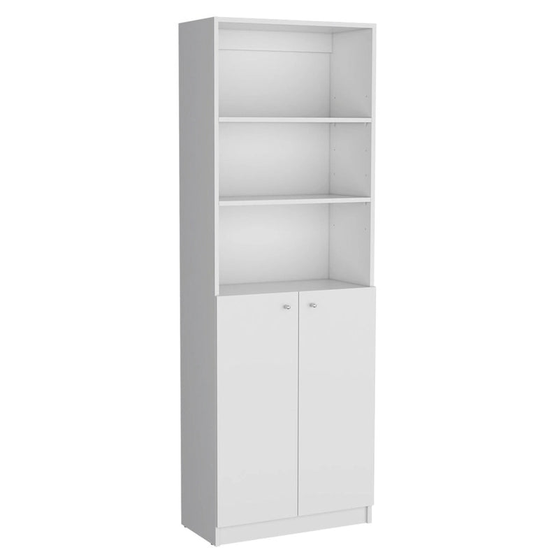 Kenyon 74 Wide 5-Shelf and Cabinet Option C Bookcase Set of 3