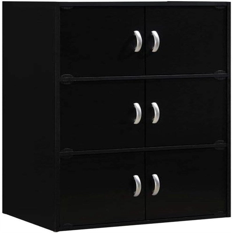 3-Shelf Bookcase Cabinet
