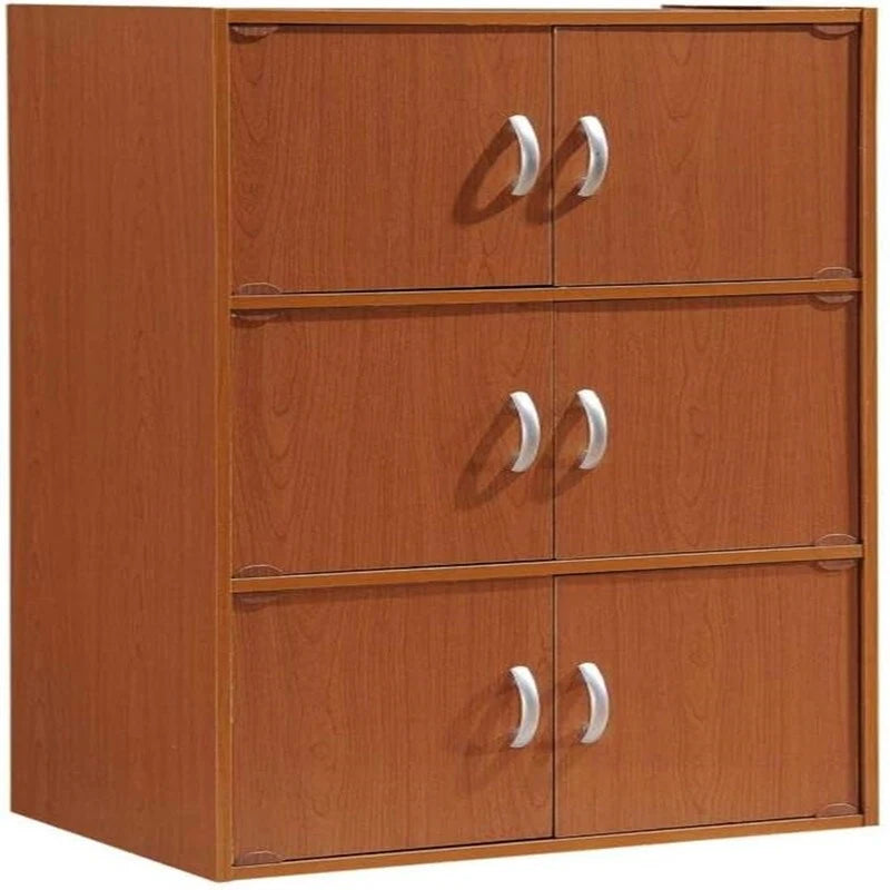 3-Shelf Bookcase Cabinet