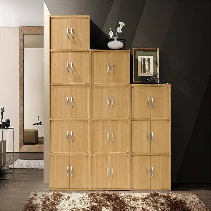 3-Shelf Bookcase Cabinet