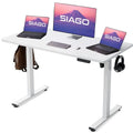 Bureau d'ordinateur électrique réglable en hauteur assis-debout