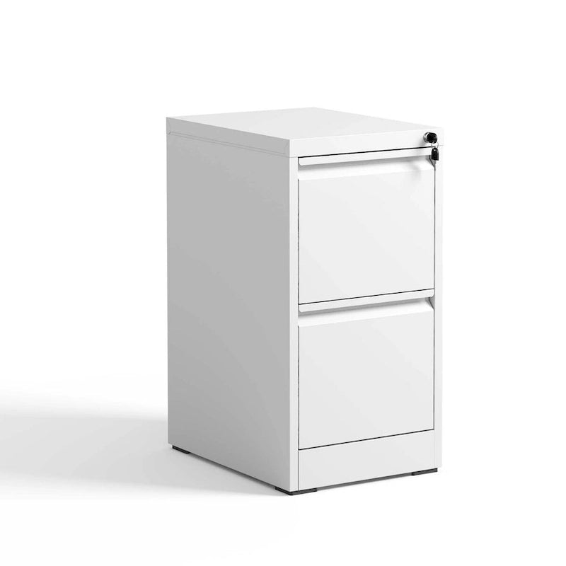 2 Drawer Metal Vertical File Cabinet with Lock