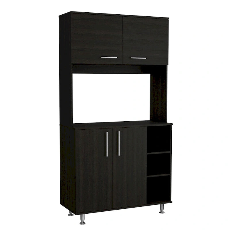 Pantry Cabinet for Kitchen, Dining Room,Living Room, Black