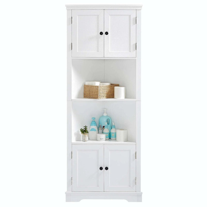 Tall Bathroom Storage Cabinet with Adjustable Shelf