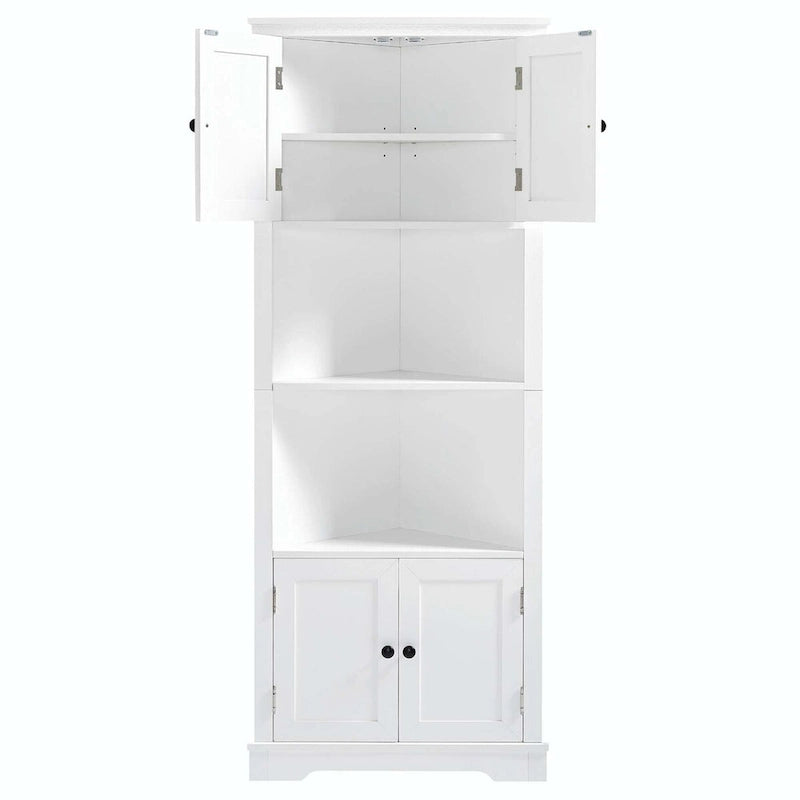 Tall Bathroom Storage Cabinet with Adjustable Shelf