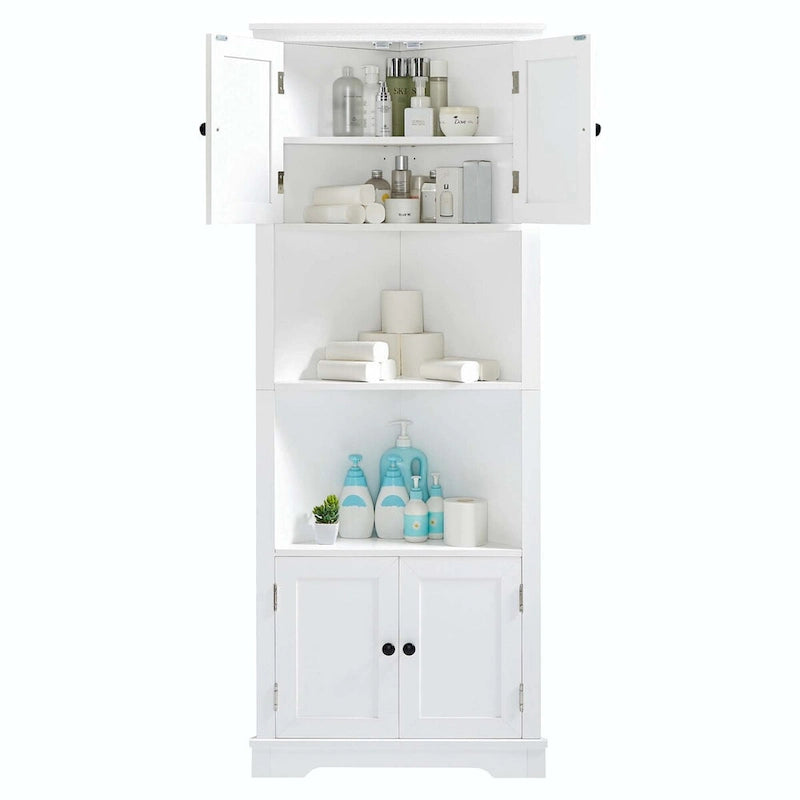 Tall Bathroom Storage Cabinet with Adjustable Shelf