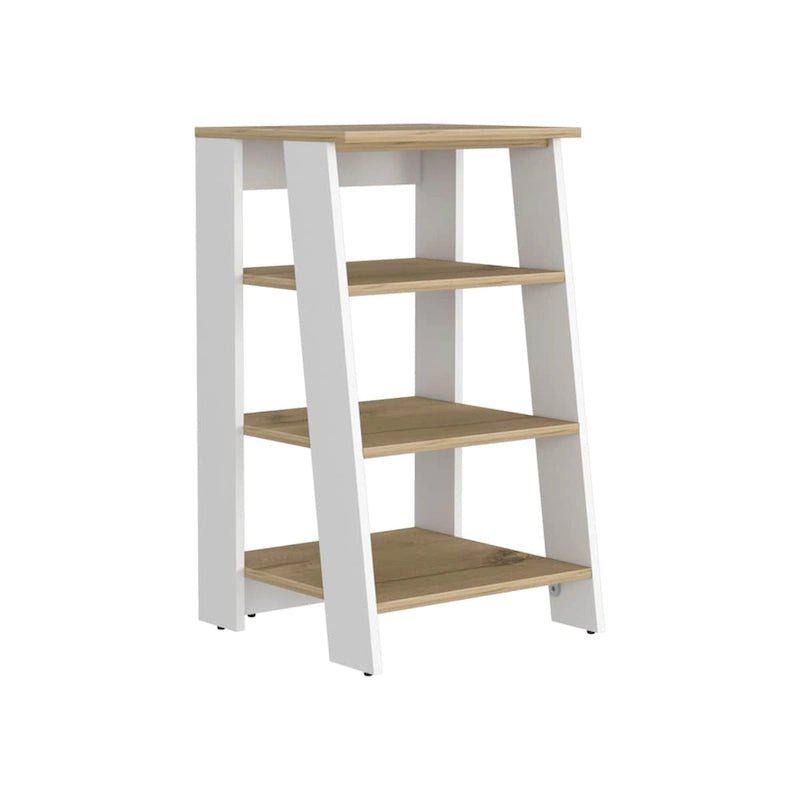Colyn Linen Cabinet, Four Shelves, Vertical, Light Oak / WhiteHigh quality and durable