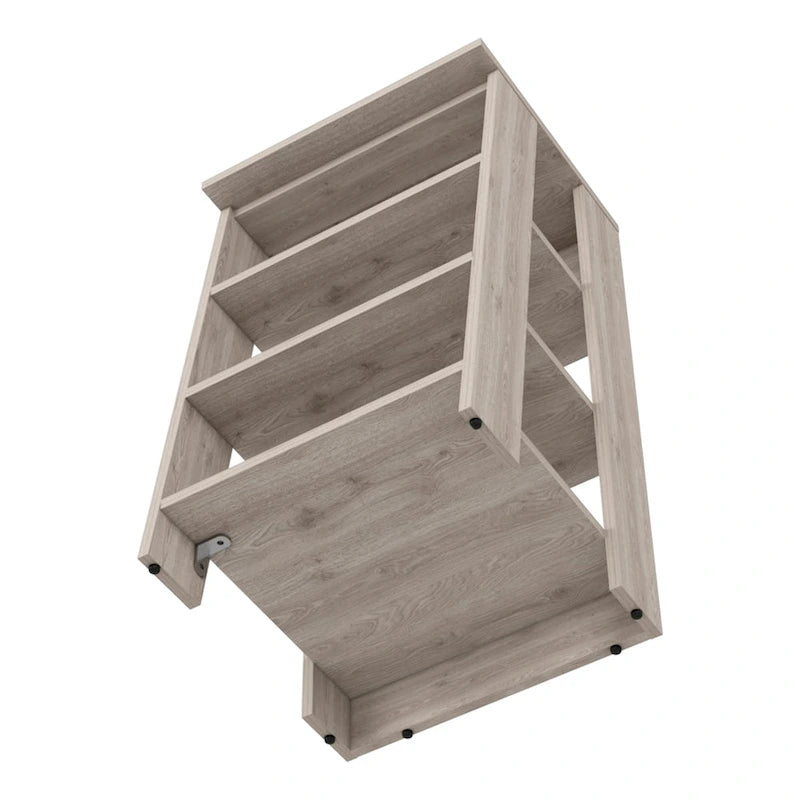 Colyn Linen Cabinet, Four Shelves, Vertical, Light Oak / WhiteHigh quality and durable